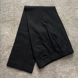 JCrew black wool trousers